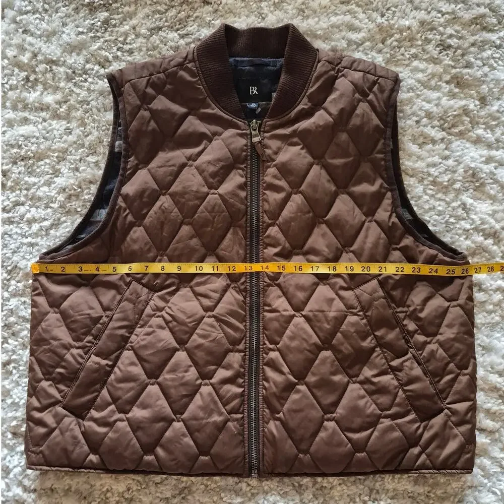 Banana Republic Luis Quilted Vest in Brown